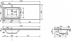 Style Line Тумба с раковиной Даймонд 120 L Glass Люкс Plus черная – фотография-13